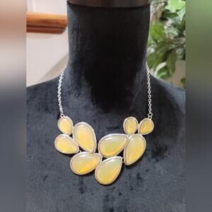 Yellow Multistone Necklace